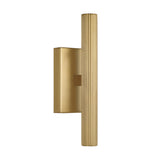 Simeon Medium LED Wall Sconce 12", Aged Brass