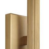 Simeon Medium LED Wall Sconce 12", Aged Brass