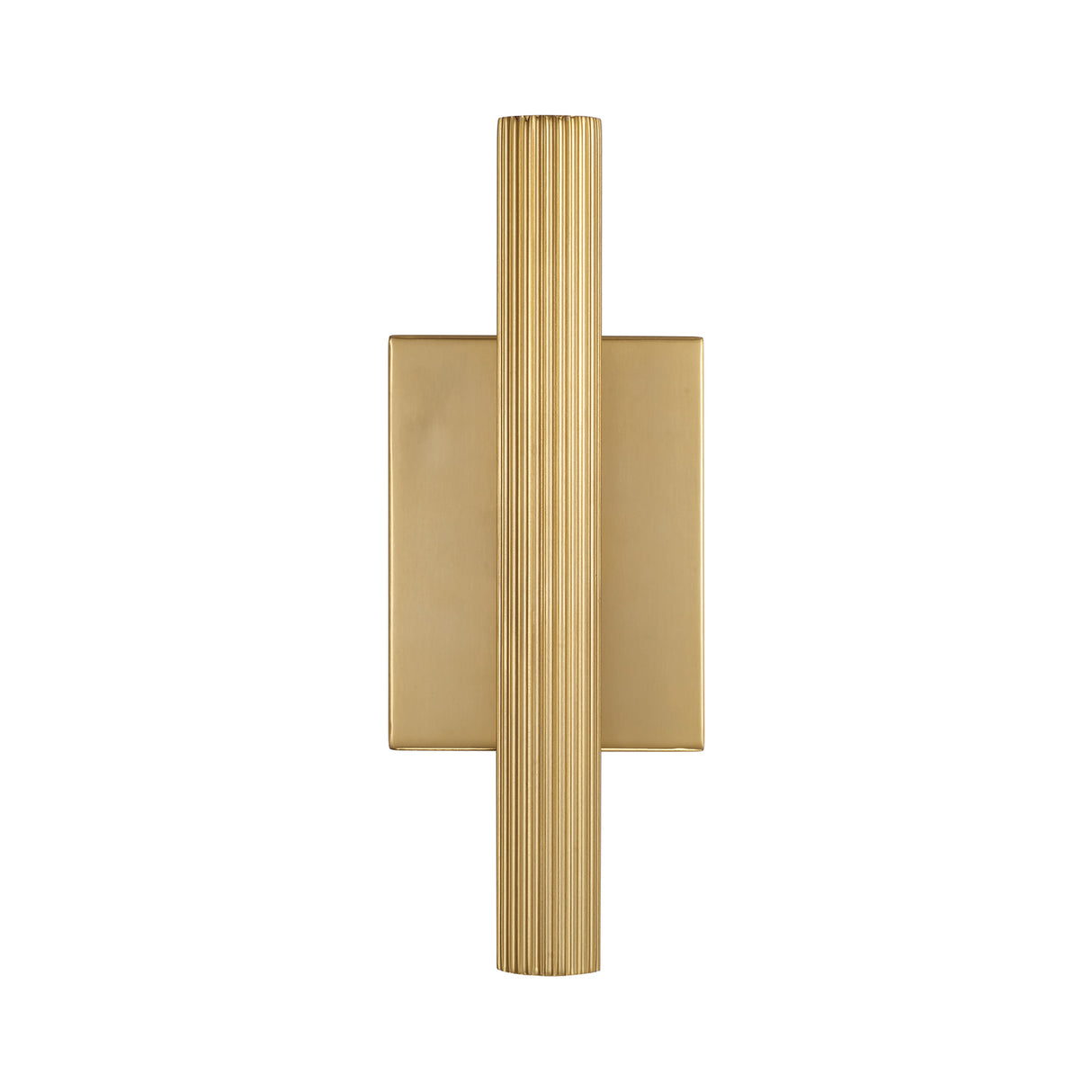 Simeon Medium LED Wall Sconce 12", Aged Brass