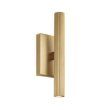 Simeon Medium LED Wall Sconce 12", Aged Brass