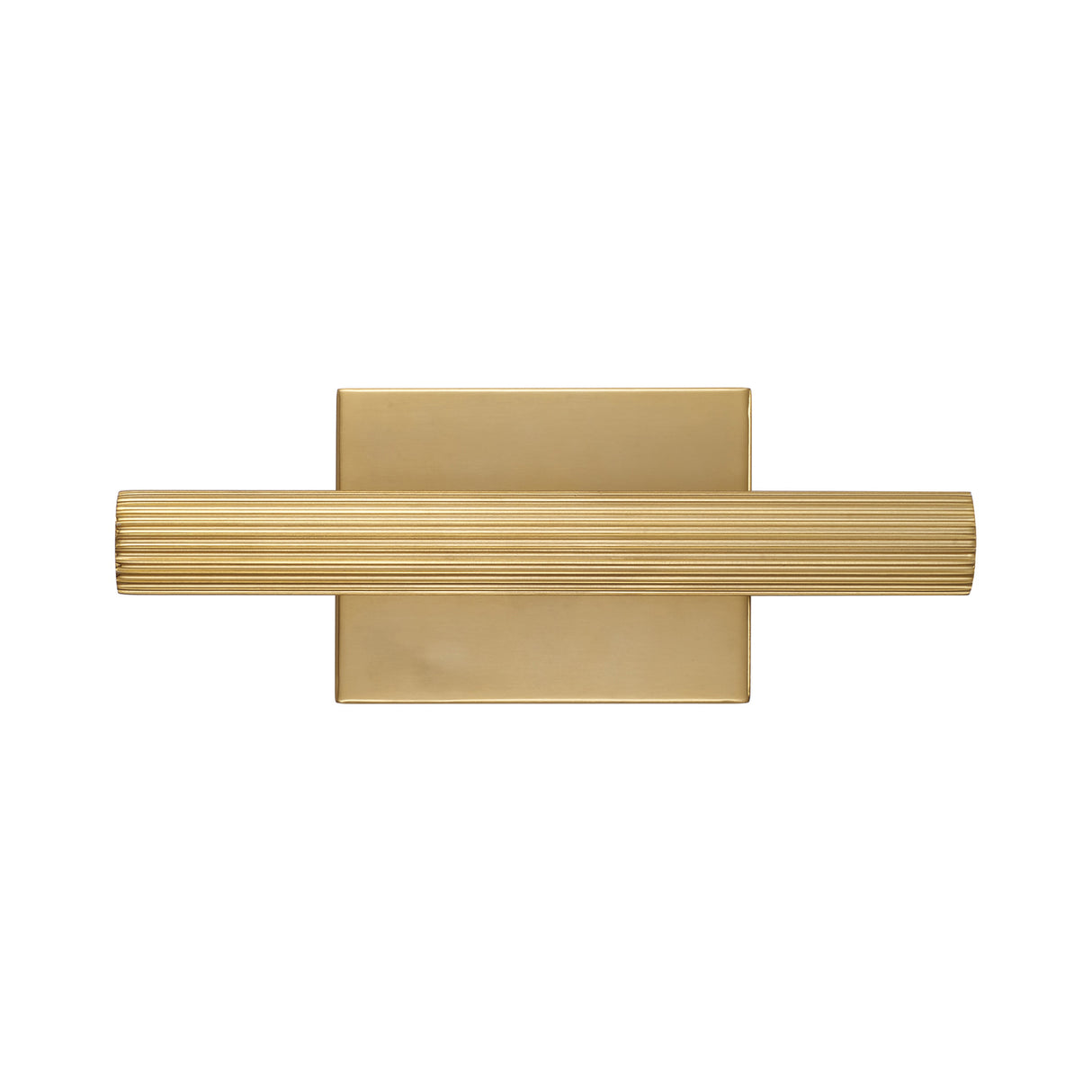 Simeon Medium LED Wall Sconce 12", Aged Brass