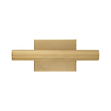 Simeon Medium LED Wall Sconce 12", Aged Brass