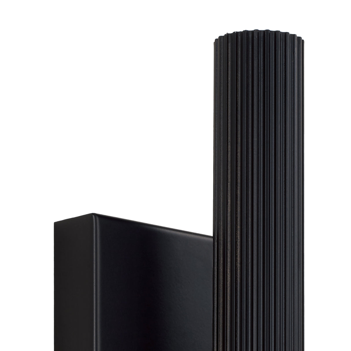Simeon Medium LED Wall Sconce 12", Matte Black