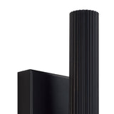 Simeon Medium LED Wall Sconce 12", Matte Black