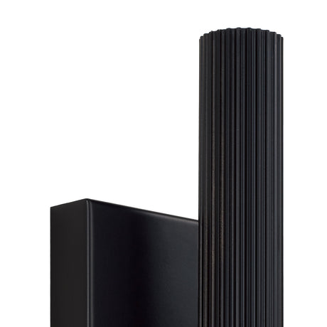 Simeon Medium LED Wall Sconce 12", Matte Black