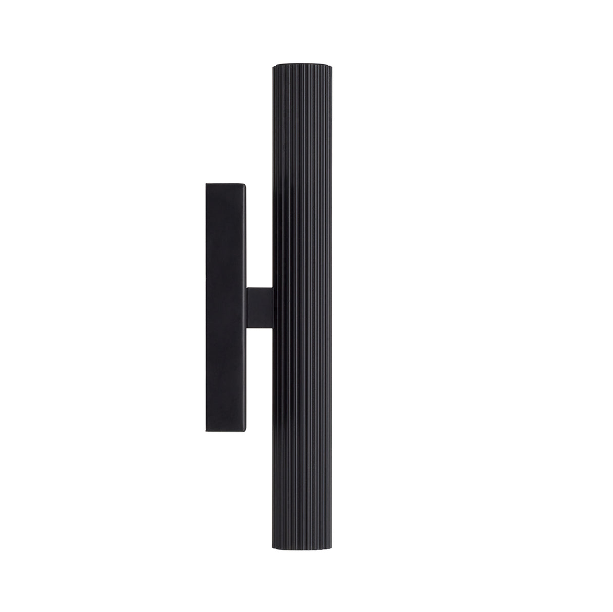 Simeon Medium LED Wall Sconce 12", Matte Black