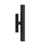 Simeon Medium LED Wall Sconce 12", Matte Black