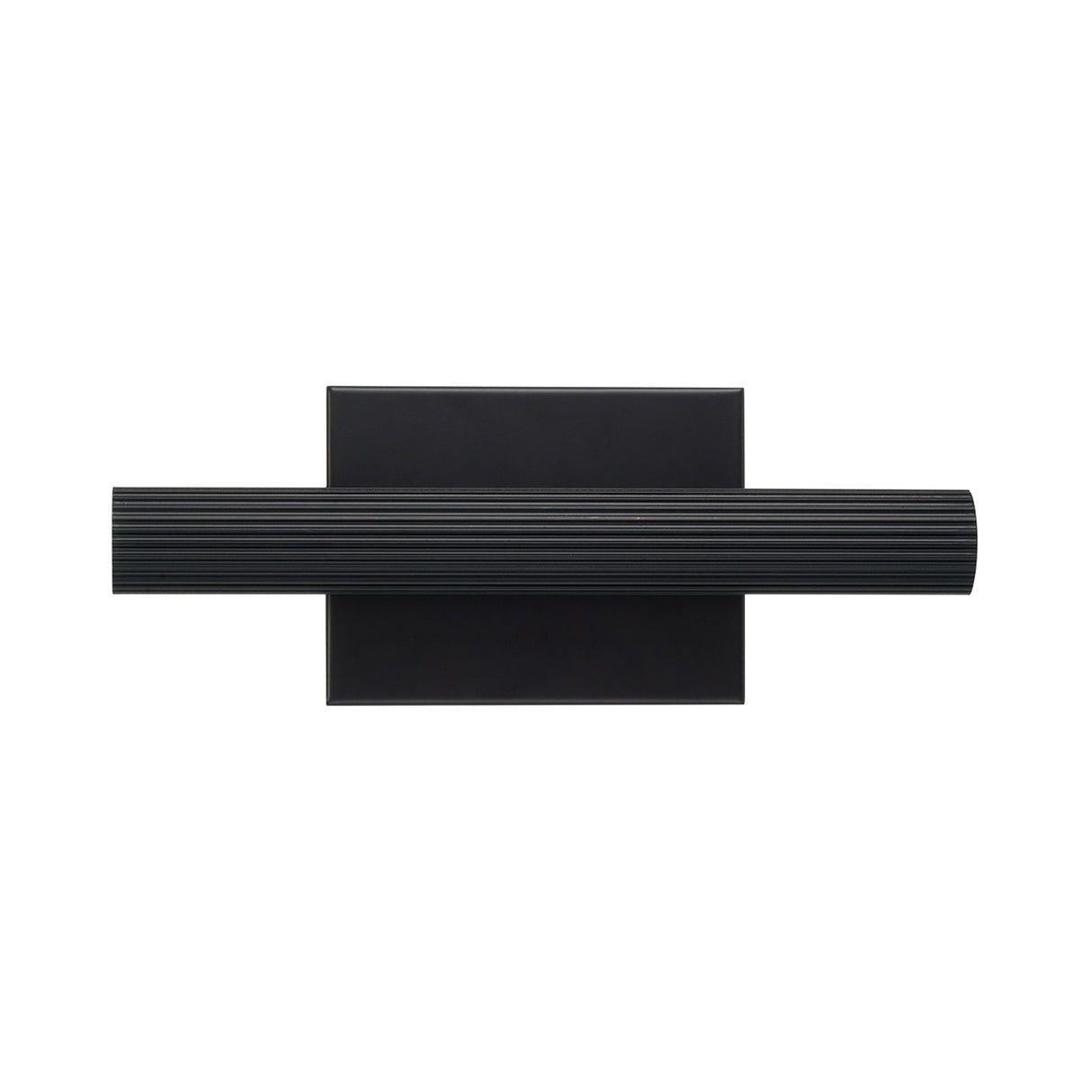 Simeon Medium LED Wall Sconce 12", Matte Black