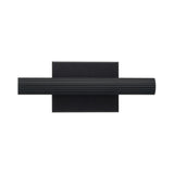 Simeon Medium LED Wall Sconce 12", Matte Black