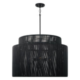 Luma 4 Light Outdoor Pendant 29", Black