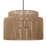 Luma 4 Light Outdoor Pendant 29", Sienna and Black