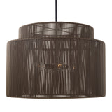 Luma 4 Light Outdoor Pendant 29", Umber and Black