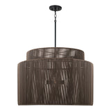 Luma 4 Light Outdoor Pendant 29", Umber and Black