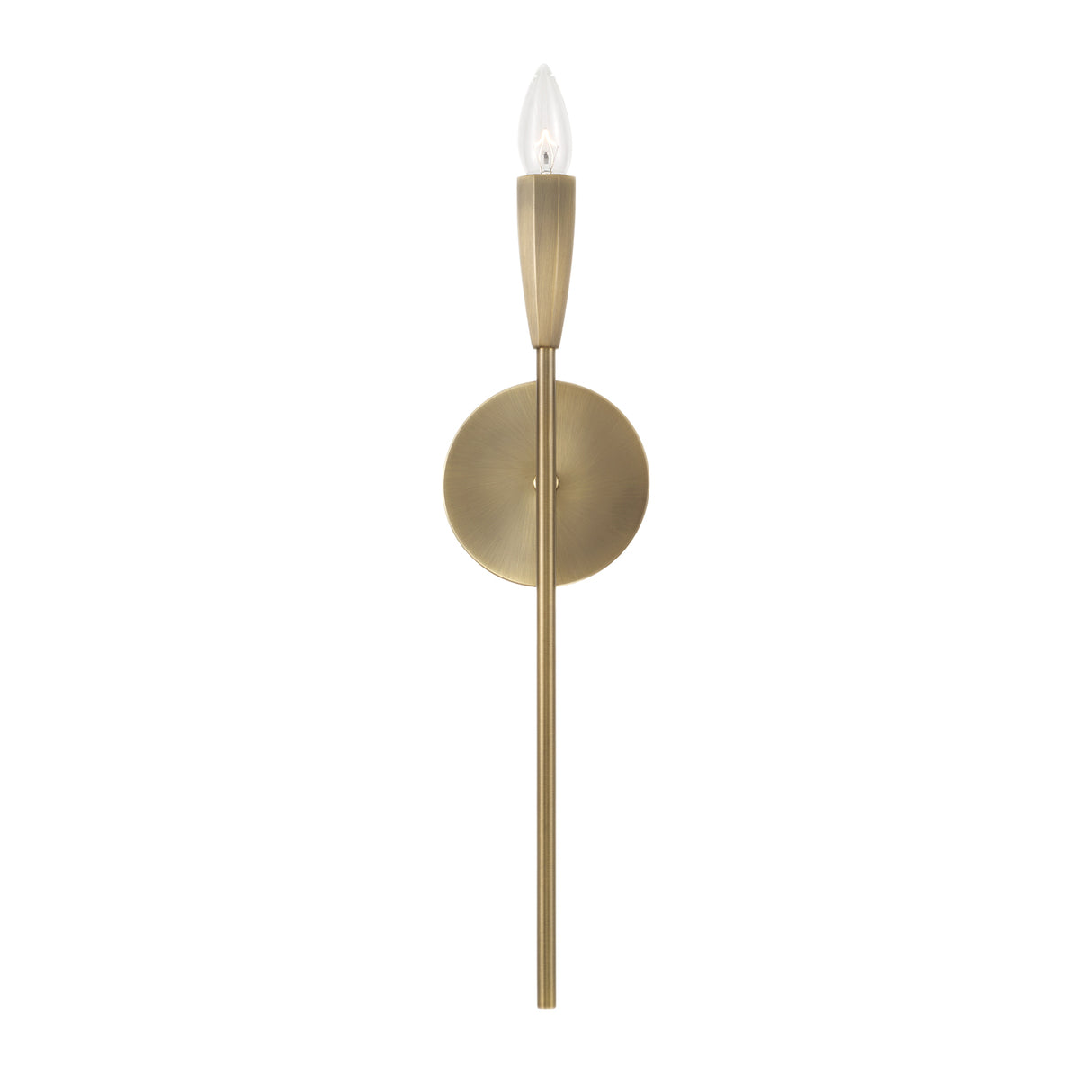 Rinaldo Wall Sconce 20", Brushed Antique Brass