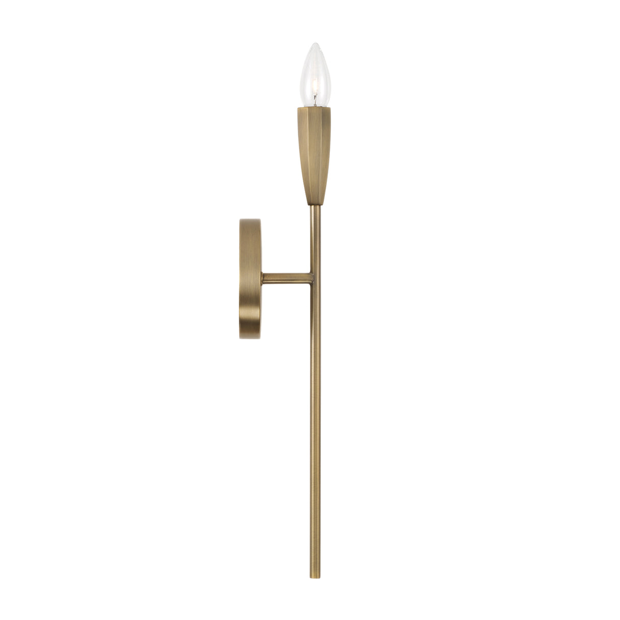 Rinaldo Wall Sconce 20", Brushed Antique Brass