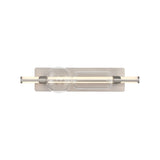Latimer LED Vanity Light 26", Satin Nickel and Clear Glass