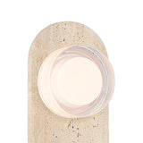 Belin Indoor/Outdoor LED Wall Sconce 15", Travertine and Clear Smooth Glass