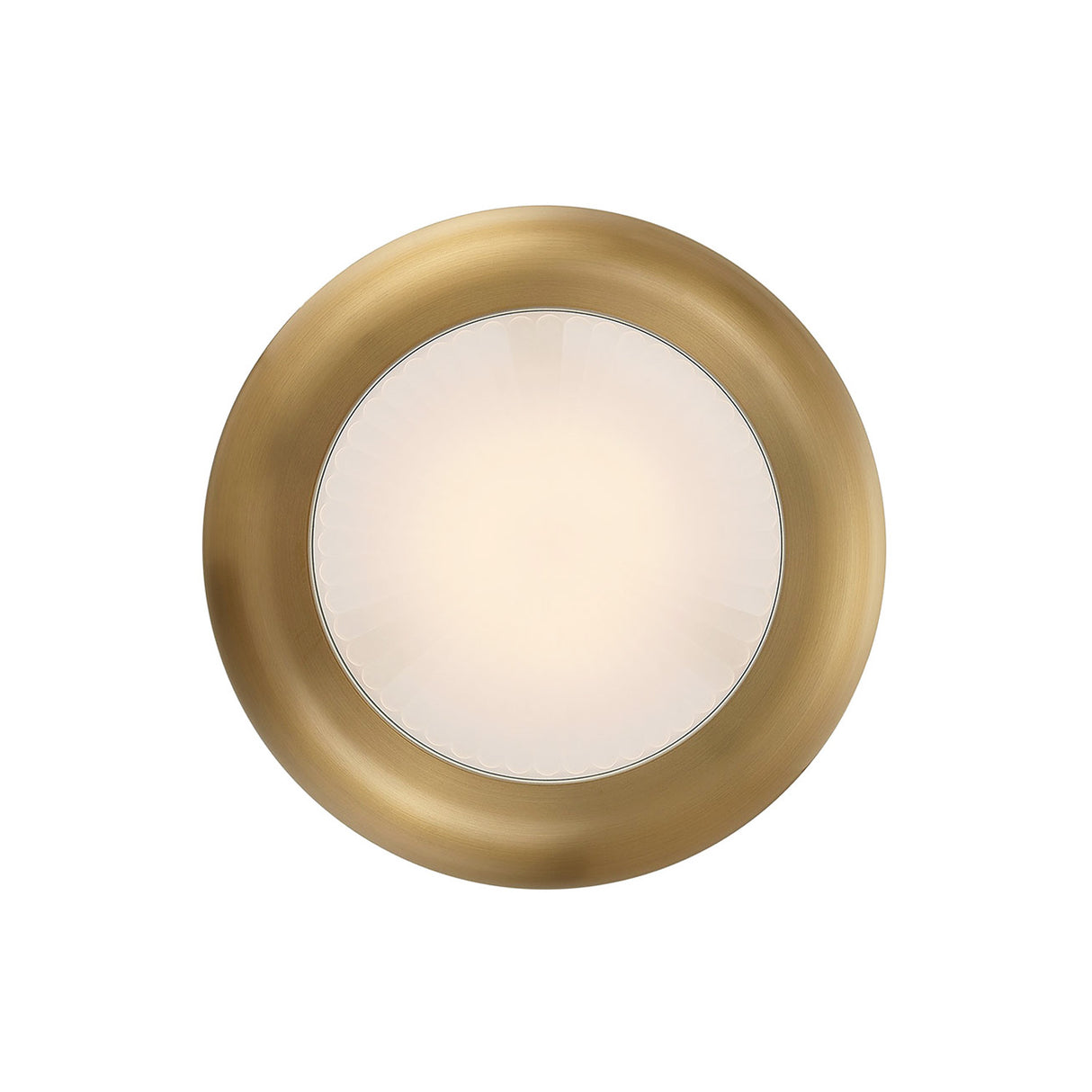 Imara Medium LED Semi-Flush 16", Antique Brass