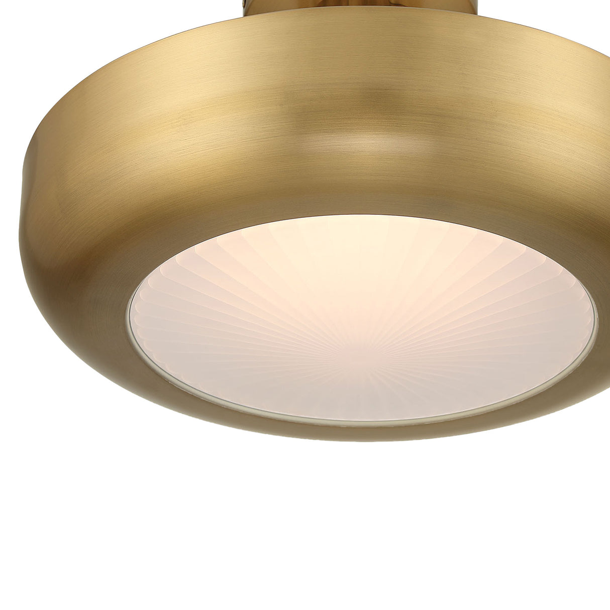 Imara Medium LED Semi-Flush 16", Antique Brass