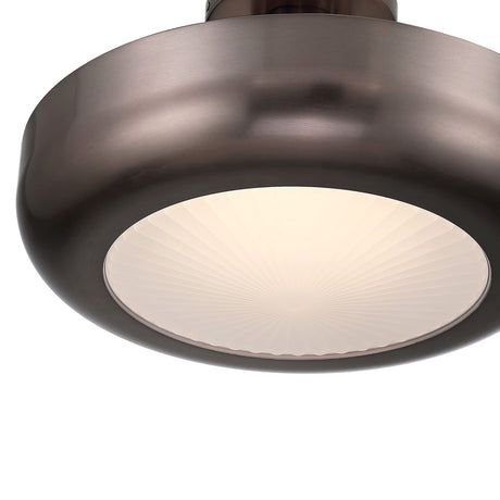 Imara Medium LED Semi-Flush 16", Pewter Bronze