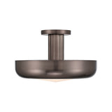 Imara Medium LED Semi-Flush 16", Pewter Bronze