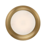 Imara Large LED Semi-Flush 22", Antique Brass