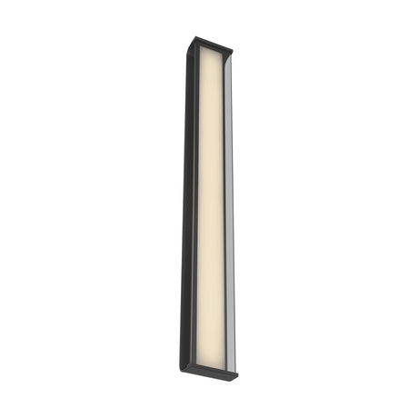 Siran Outdoor LED Wall Sconce, Extra Large 42", Matte Black and Smoke Glass
