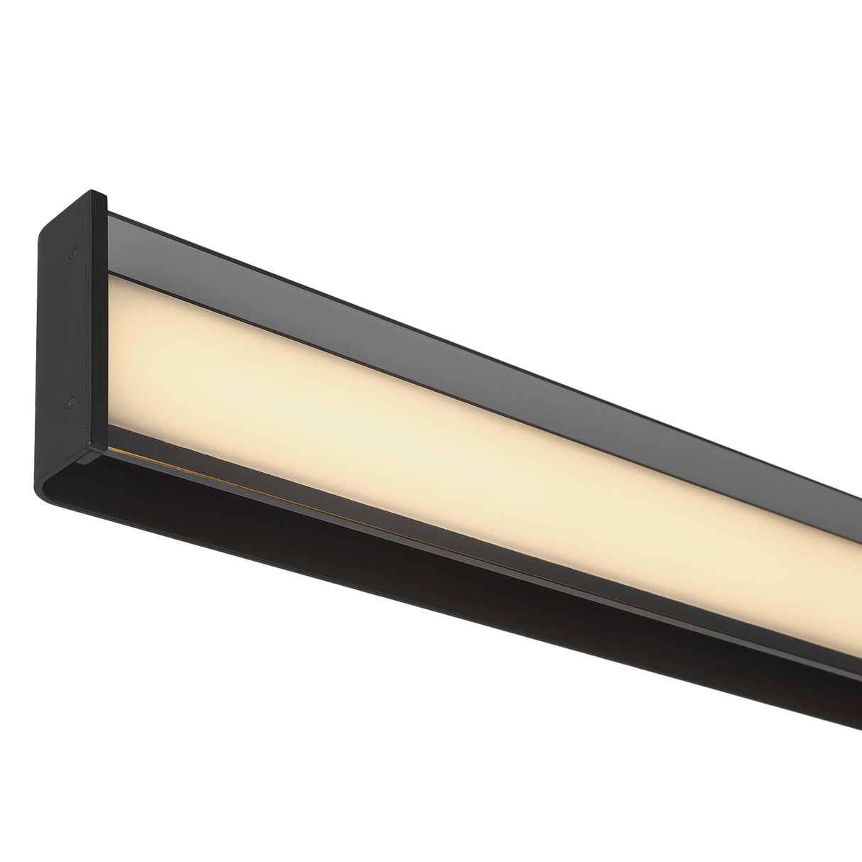 Siran Outdoor LED Wall Sconce, Oversized 62", Matte Black and Smoke Glass