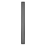 Siran Outdoor LED Wall Sconce, Oversized 62", Matte Black and Smoke Glass