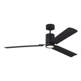 Corvo LED Smart Ceiling Fan 62", Matte Black