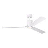 Corvo LED Smart Ceiling Fan 62", Matte White