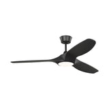 Osprey LED Smart Ceiling Fan 52", Matte Black Oak