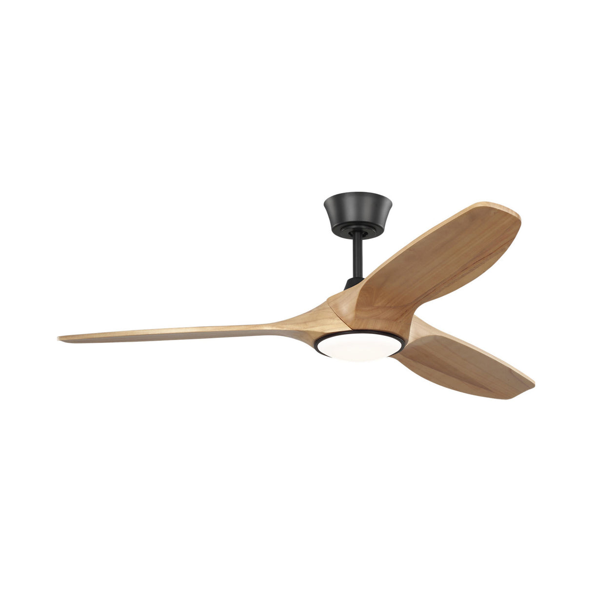 Osprey LED Smart Ceiling Fan 52", Natural Oak with Matte Black