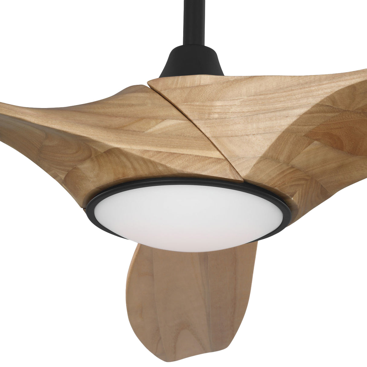 Osprey LED Smart Ceiling Fan 60", Natural Oak with Matte Black