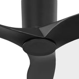 Avocet LED Smart Ceiling Fan 44", Matte Black Oak