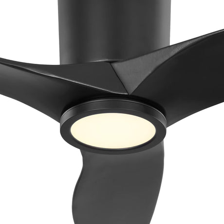 Avocet LED Ceiling Fan 44", Matte Black Oak