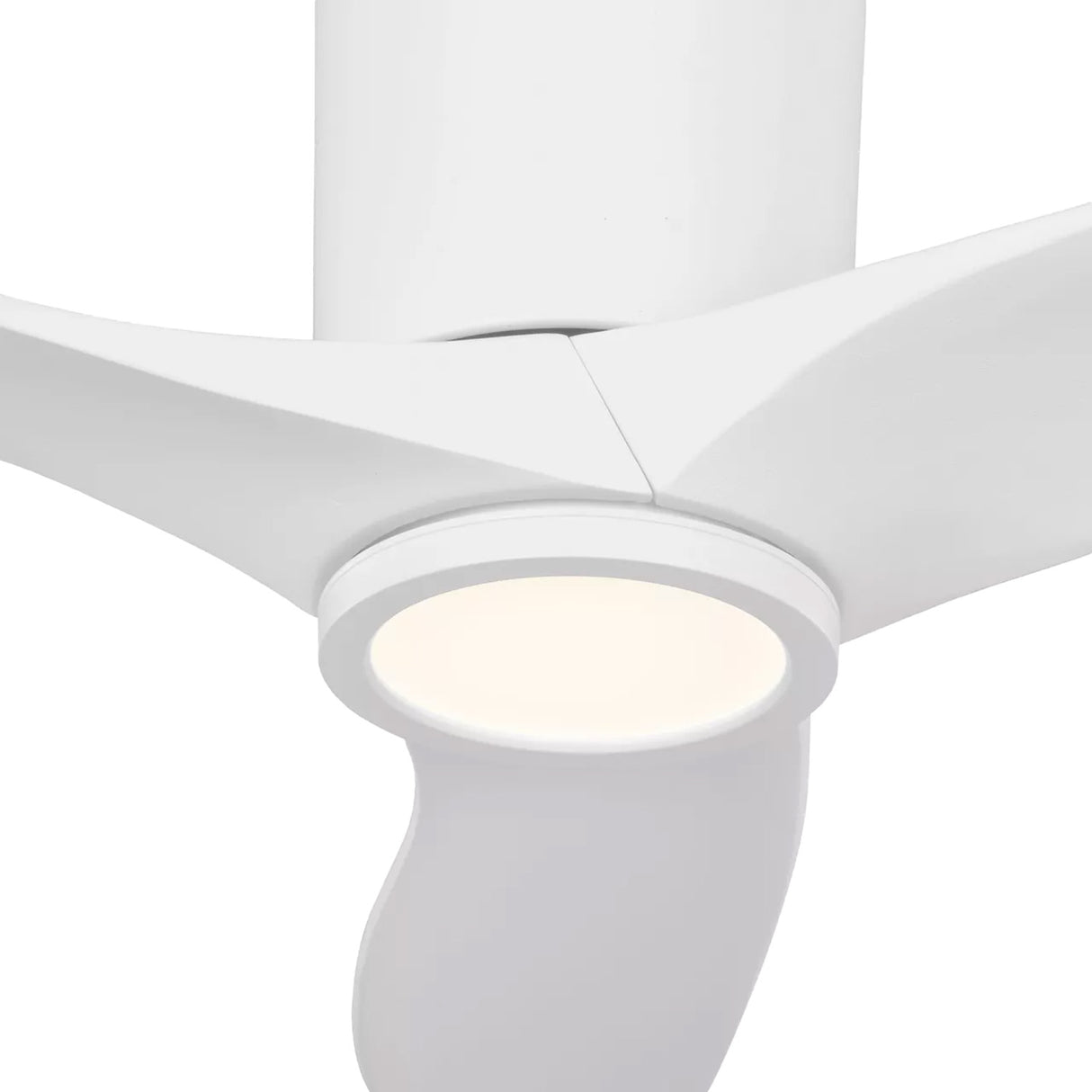 Avocet LED Smart Ceiling Fan 44", Matte White Oak
