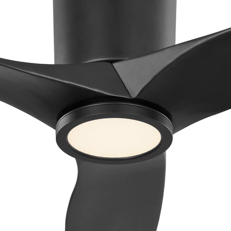 Avocet LED Ceiling Fan 52", Matte Black Oak