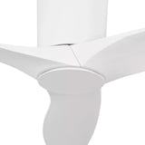 Avocet LED Smart Ceiling Fan 52", Matte White Oak