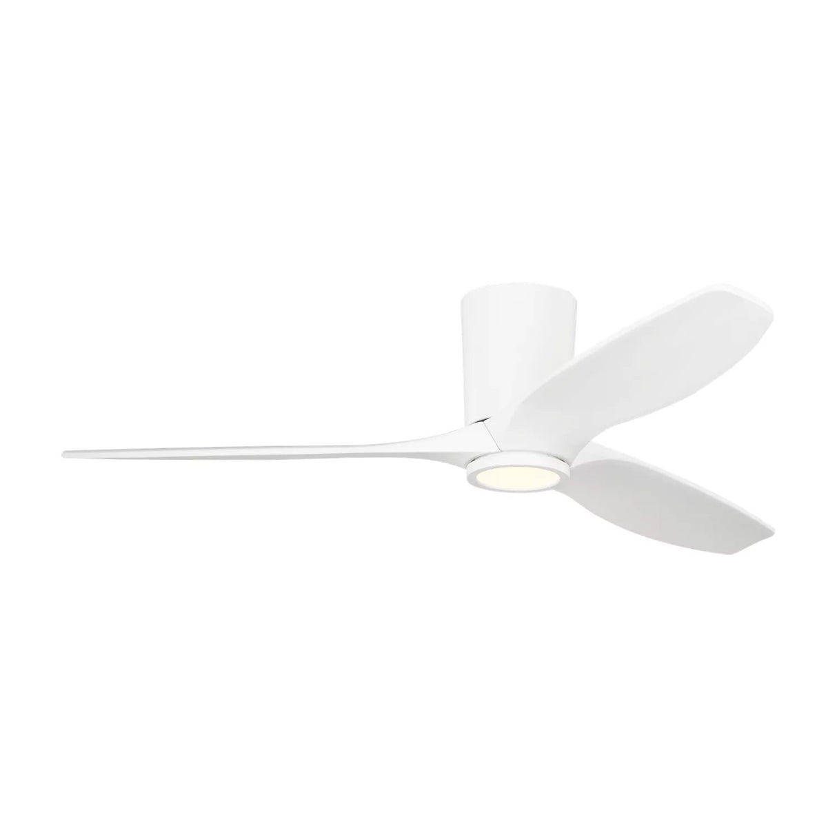 Avocet LED Smart Ceiling Fan 52", Matte White Oak