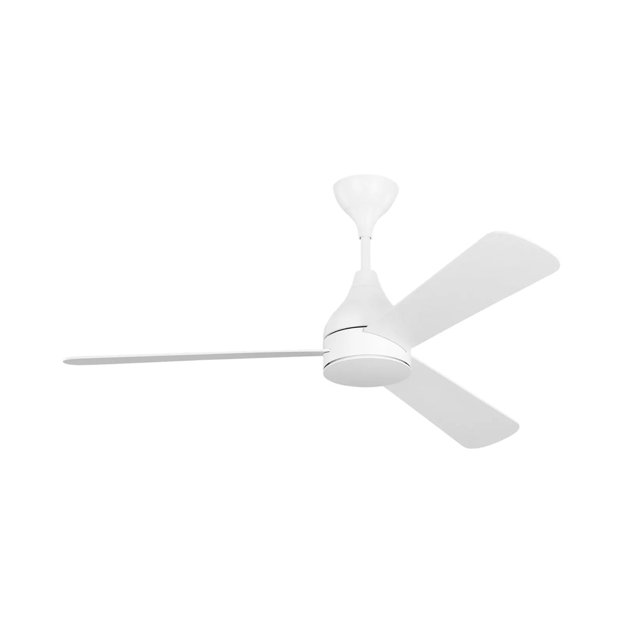 Serin LED Ceiling Fan 52", Matte White