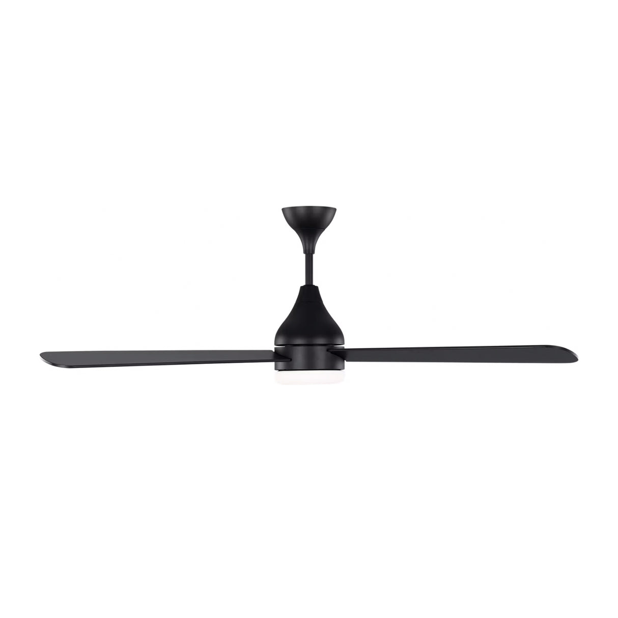 Serin LED Smart Ceiling Fan 60", Matte Black