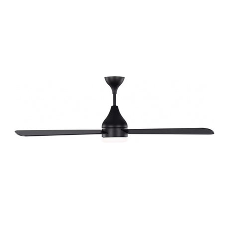 Serin LED Ceiling Fan 60", Matte Black