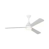 Serin LED Smart Ceiling Fan 60", Matte White