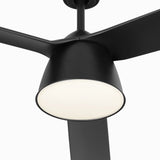 Linnet LED Smart Ceiling Fan 60", Matte Black