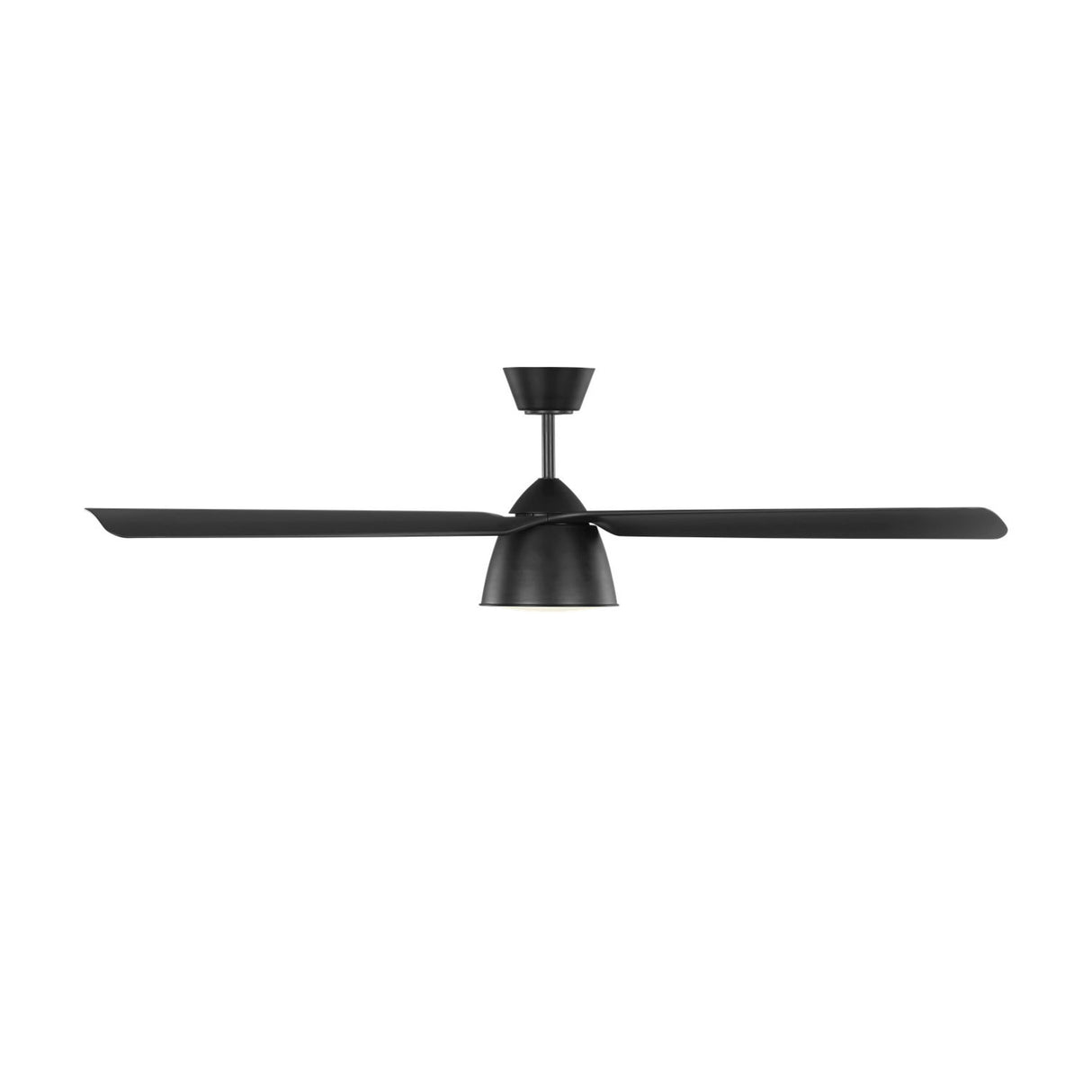 Linnet LED Smart Ceiling Fan 60", Matte Black