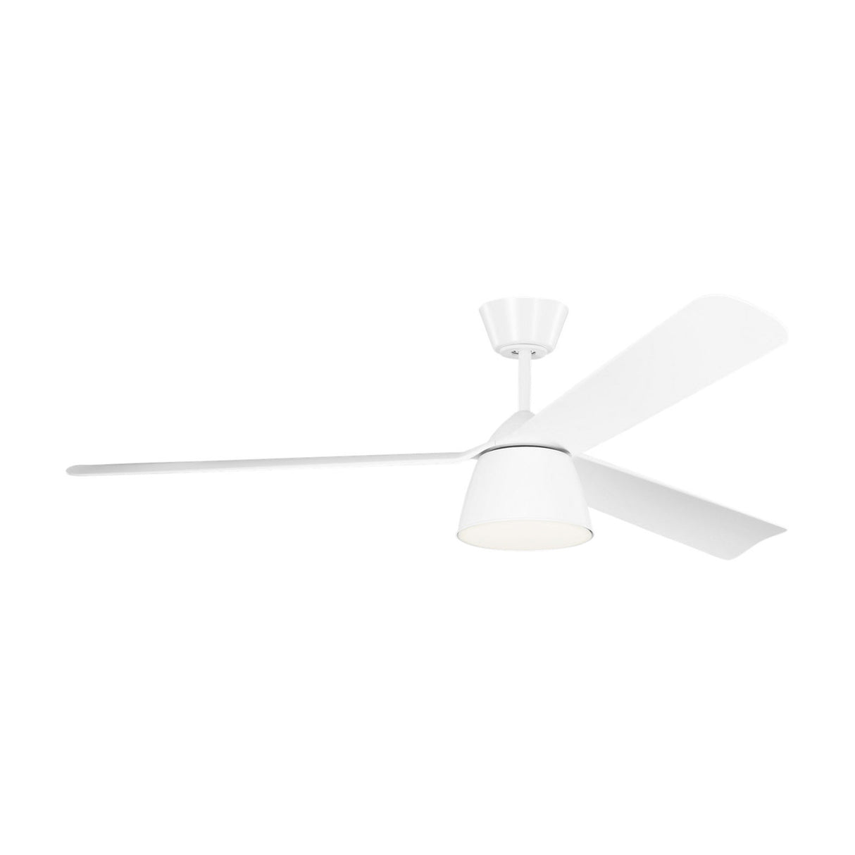 Linnet LED Smart Ceiling Fan 60", Matte White
