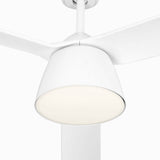 Linnet LED Smart Ceiling Fan 60", Matte White