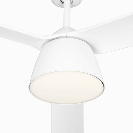 Linnet LED Smart Ceiling Fan 60", Matte White