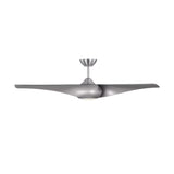 Krestel LED Smart Ceiling Fan 52", Brushed Steel